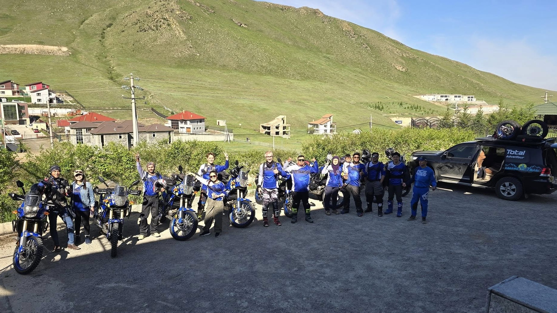 Riders exploring the Himalayas